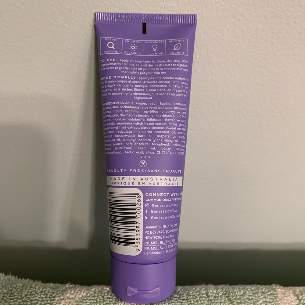 Generation Clay Brightening Purple Clay Mask - Picture 2 of 2